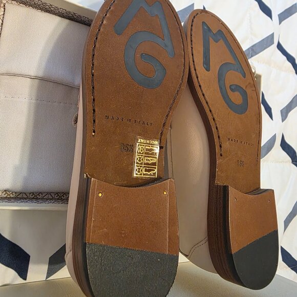 M. Gemi Mirabella Leather Loafers in Stone Size 35.5 BNIB - Picture 11 of 13